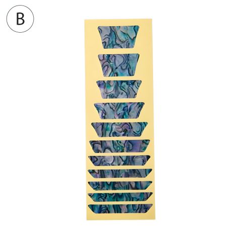 Стикеры для накладки грифа электрогитары Gibson Les Paul Stand, перламутр