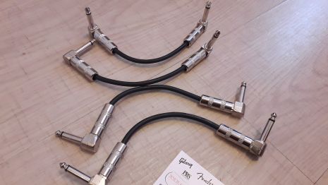 Інструментальний чорний кабель для педалей патчі ефектів