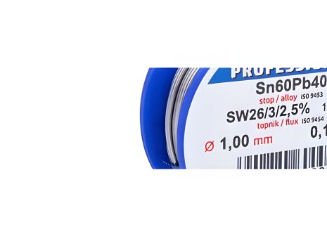 Оловоприпой Sn60Pb40 1.00 мм для паяння, ціна за 1 м Оловоприпой Sn60Pb40 1.00 мм для паяння, ціна за 1 м