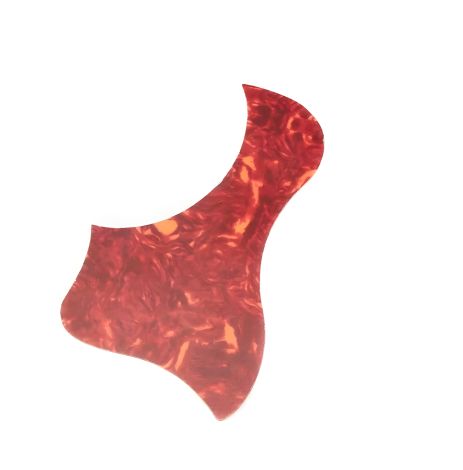 Пікгард-наклейка на класичну акустичну гітару, бордова 2