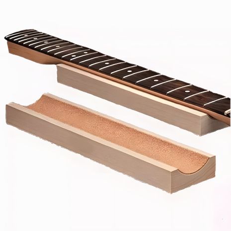 Підставка дерев'яна для грифа шліфування ладів накладки Підставка дерев'яна для грифа шліфування ладів накладки