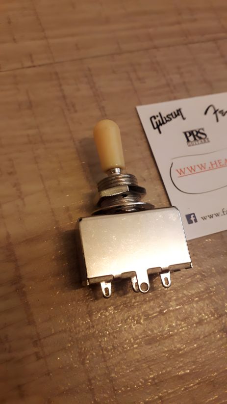 Тумблер переключатель для электрогитары Gibson LP Les Paul SG ES беж Тумблер переключатель для электрогитары Gibson LP Les Paul SG ES беж