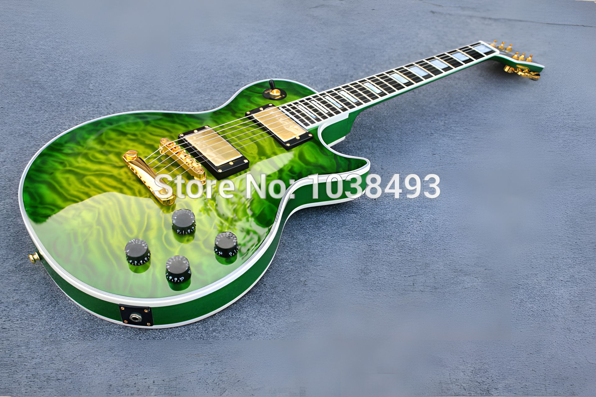 Електрогітара Custom Brown Green China Gibson Les Paul Електрогітара Custom Brown Green China Gibson Les Paul