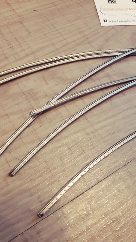 Лады Alice 2.7 мм для электрогитары, низельбер, отрезки 25 см