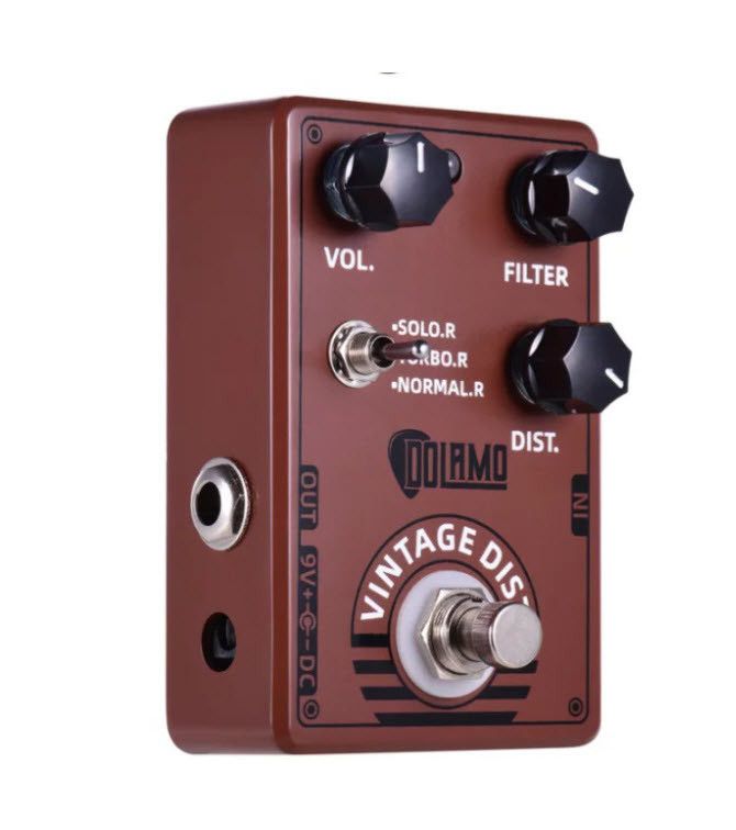 Гітарна педаль ефектів овердрайв Dolamo D-11 Vintage Distortion для електрогітари електрогігітарі Гітарна педаль ефектів овердрайв Dolamo D-11 Vintage Distortion для електрогітари електрогігітарі