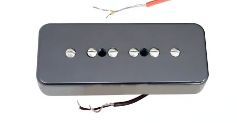 Неоковий датчик Neck чорний сингл P 90 Alnico для електрогітари Fender Gibson Cort Ibanes Shur LTD ESP