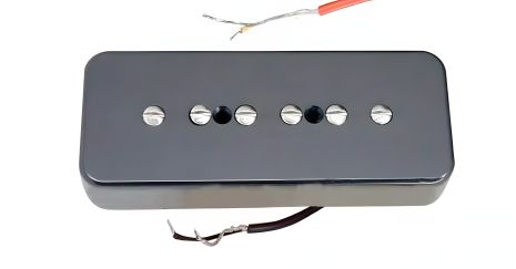 Черный Neck сингл P 90 датчик Alnico для электрогитар Fender Gibson Cort Ibanes Shur LTD ESP