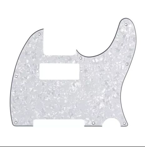 Пикгард для электрогитары Fender Telecaster TL China для датчика P90 белый перламутр
