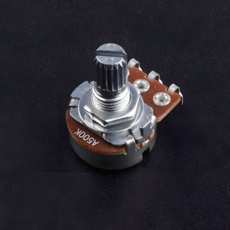 Потенциометры для электрогитары A500 потенциометр 15 мм серый резистор