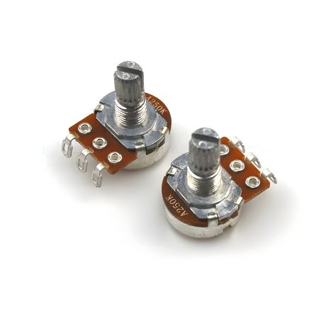 Потенциометры B250 для электрогитары, резистор серый 15 мм