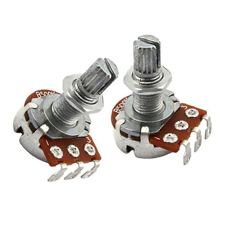 Потенціометри B500 для гітари електрогітари потенціометр 18 мм резистор сірі - Музичне обладнання Потенціометри B500 для гітари електрогітари потенціометр 18 мм резистор сірі - Музичне обладнання