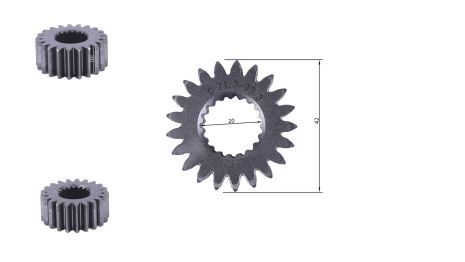 Шестерня коленвала привода корзины сцепления CB-250/300