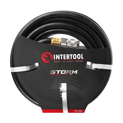 Армований гумовий повітряний шланг до 20 атм, 8×15 мм, 10 м, STORM INTERTOOL PT-1731