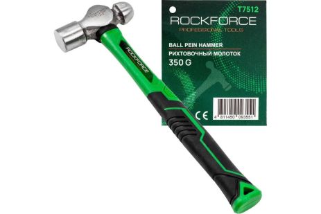 Молоток рихтовочный 350гр ROCKFORCE WMC TOOLS RF-T7512