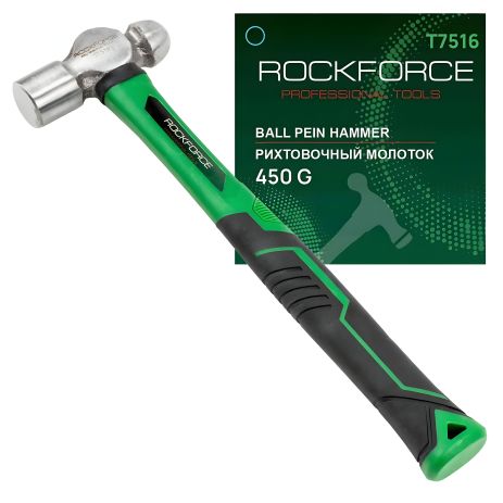 Молоток рихтовочный 450гр ROCKFORCE WMC TOOLS RF-T7516