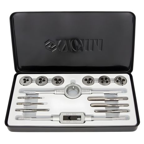 Набір плашок та мітчиків 14 предметів (металевий кейс) SIGMA 1643071