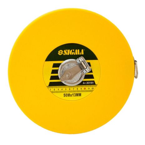 Рулетка скловолокно 50м×13мм SIGMA 3831501 (Вимірювання)