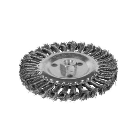 Щітка дротяна дископодібна Ø150мм М14×2мм (сталева кручена) SIGMA 9021151