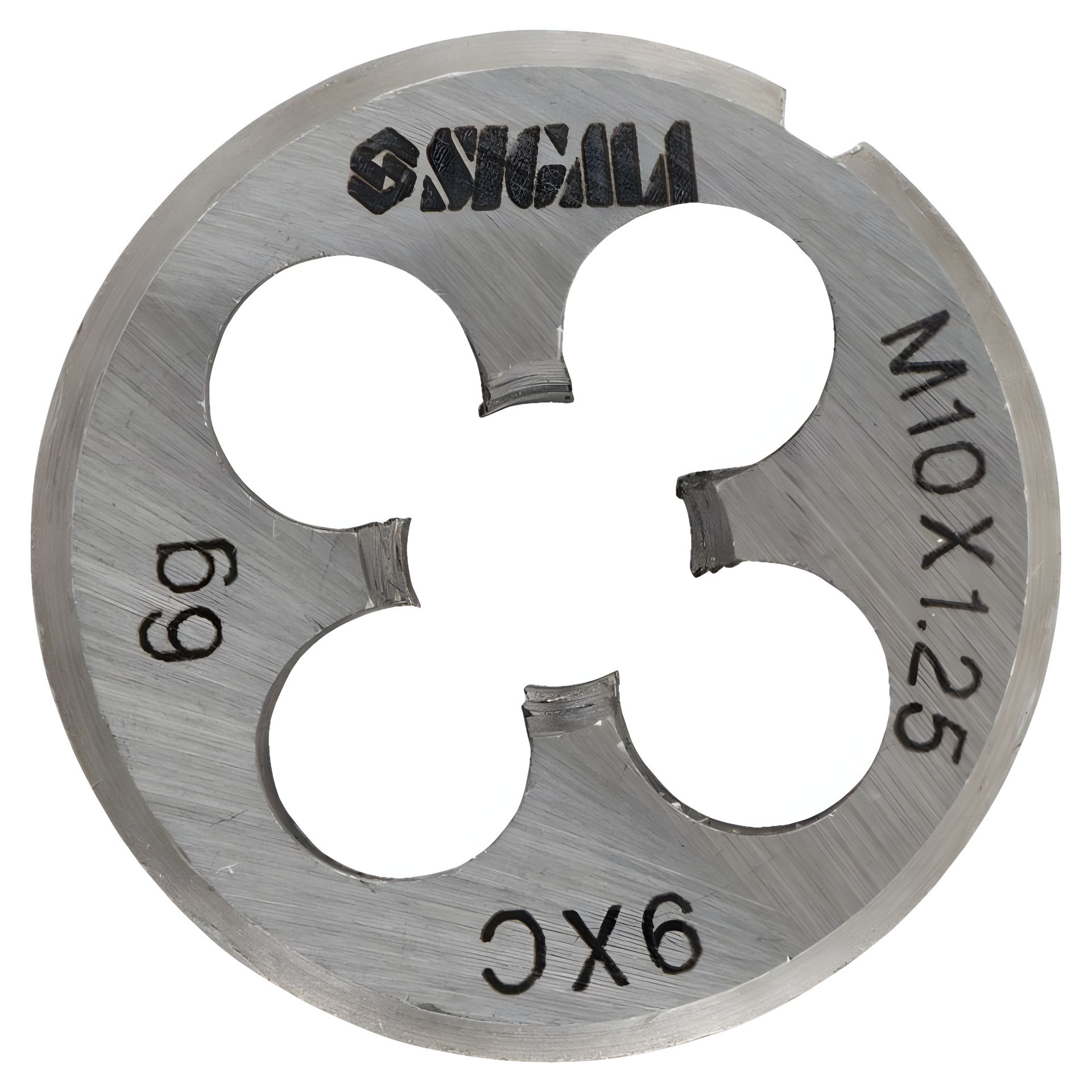 Плашка резьбовая М10×1.25мм SIGMA 1604271 Плашка резьбовая М10×1.25мм SIGMA 1604271