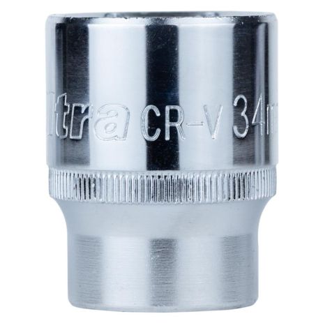 Насадка шестигранна 3/4" 34мм CrV ULTRA 6075342