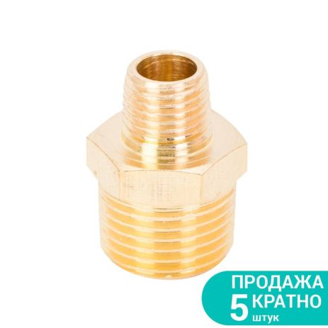 Соединение MT 1/4" × 1/2" (латунь) SIGMA 7025341