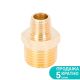 З'єднання MT ¼" × ½" (латунь) SIGMA 7025341 З'єднання MT ¼" × ½" (латунь) SIGMA 7025341