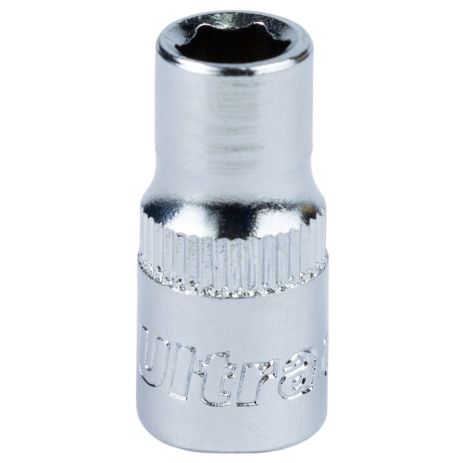 Насадка шестигранна коротка 1/4" 6мм CrV ULTRA 6060062