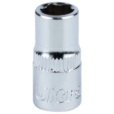 Насадка шестигранна коротка 1/4" 7мм CrV ULTRA 6060072