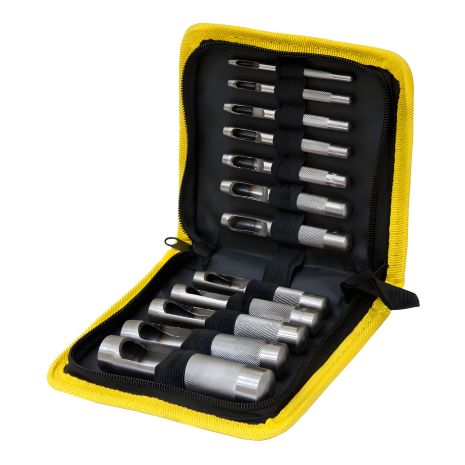 Набір просічок на 12 шт. 3-10, 12, 14, 16, 19 мм у чохлі SIGMA 4328431 Набір просічок на 12 шт. 3-10, 12, 14, 16, 19 мм у чохлі SIGMA 4328431