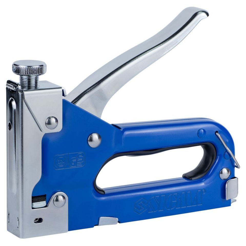 Регулируемый степлер для скоб 4-14мм (синий) SIGMA 2821011 Регулируемый степлер для скоб 4-14мм (синий) SIGMA 2821011