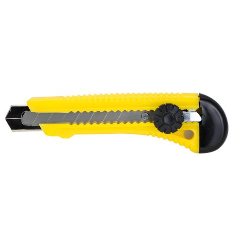 Строительный нож (пластиковый корпус) с лезвием 18мм и винтовым замком SIGMA 8211141