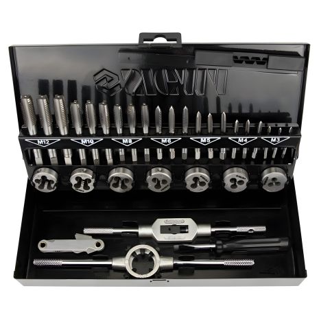 Набор плашек и метчиков 32 предмета (металлический кейс) SIGMA 1643191