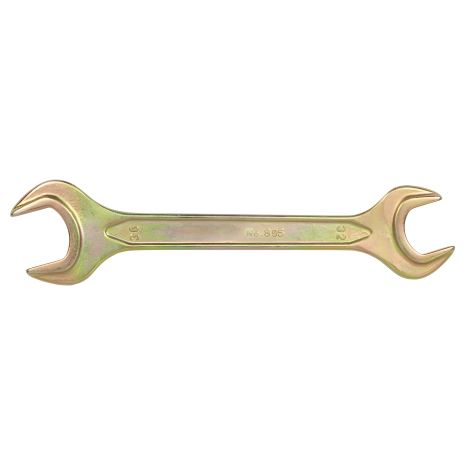 Рожковый ключ 32×36мм желтый цинк SIGMA 6025361