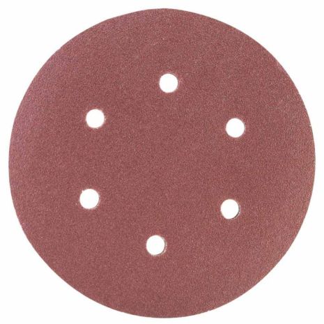 Шлифовальный круг 6 отверстий Ø150мм P120 (10шт) SIGMA 9122271 Шлифовальный круг 6 отверстий Ø150мм P120 (10шт) SIGMA 9122271