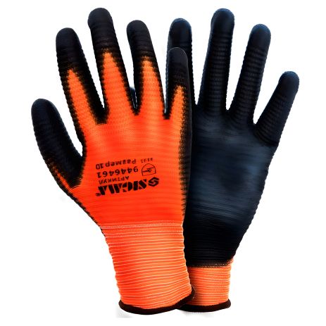 Трикотажні рукавички із покриттям ПУ (манжет) SIGMA 9446461