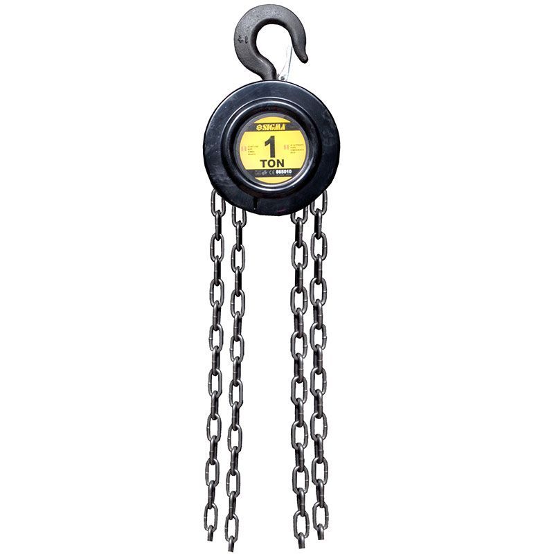Таль цепная ручная 1т SIGMA 6123011 Таль цепная ручная 1т SIGMA 6123011