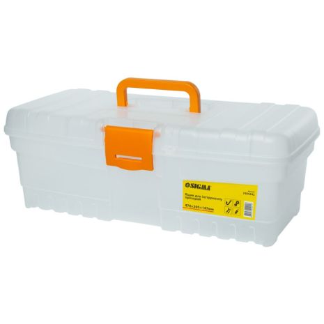 Ящик для инструмента прозрачный 400×205×147мм SIGMA 7404241