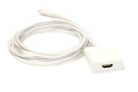 Видео кабель PowerPlant HDMI female - USB Type-C, 1.8м Видео кабель PowerPlant HDMI female - USB Type-C, 1.8м