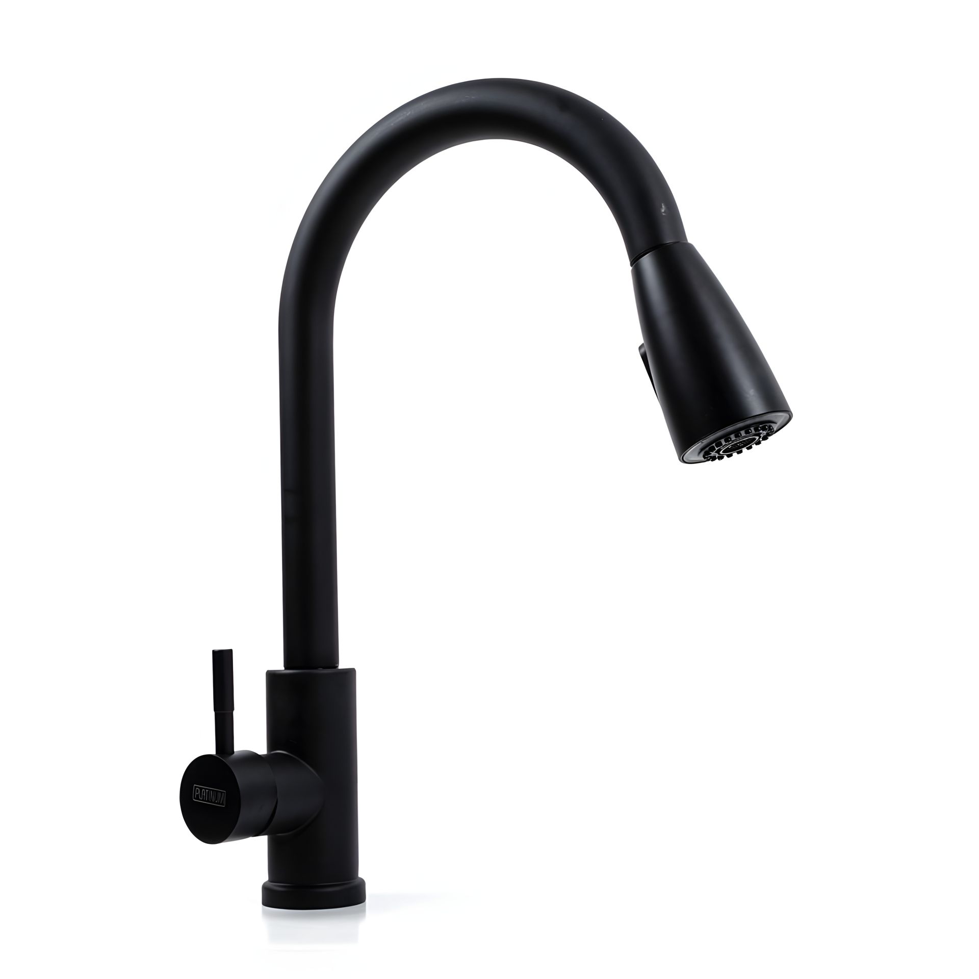 Кухонний змішувач Valeso LN08 з висувною лійкою, чорний Кухонний змішувач Valeso LN08 з висувною лійкою, чорний