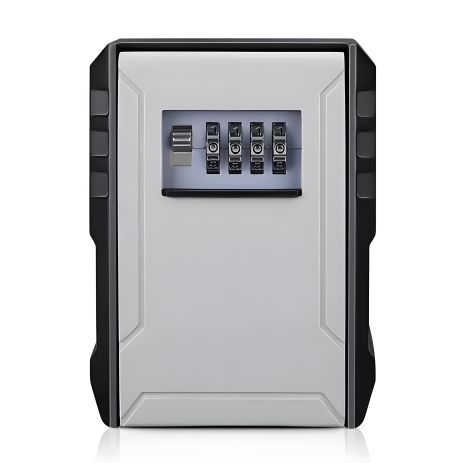 Увеличенный мини сейф для ключей с кодовым замком антивандальный Nectronix CH-817P, размер 135*95*56 мм