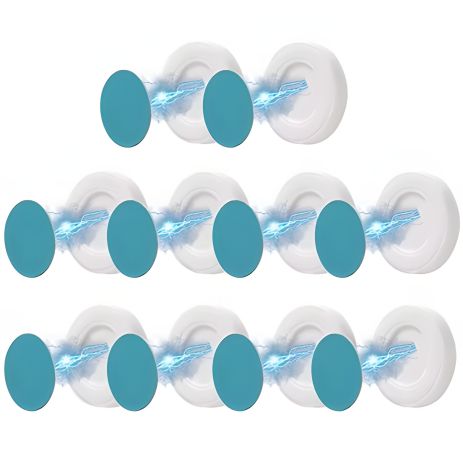 Універсальне магнітне кріплення пластикове (10 шт) біле Універсальне магнітне кріплення пластикове (10 шт) біле