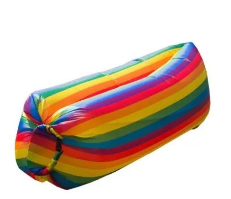 Гамак надувний XO SF-01 (ламзак/диван для вулиці) (Rainbow)