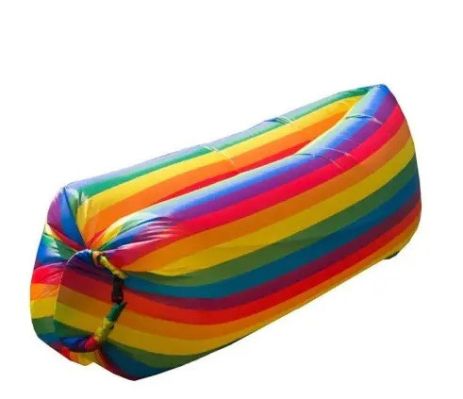 Гамак надувний XO SF-01 (ламзак/диван для вулиці) (Rainbow)
