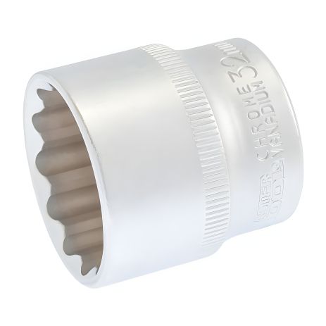 Торцева головка 12-гранна ½" 32 мм L 43 мм CrV MASTERTOOL 78-0632