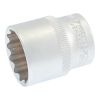 Головка торцевая 12-гранная ½" 27 мм L 43 мм CrV MASTERTOOL 78-0627