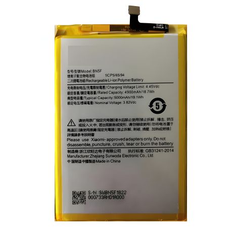 Акумулятор для Xiaomi BN5F Redmi A2 A2+ Plus, Poco C51, 5000 mAh [Original PRC] 12 міс. гарантії