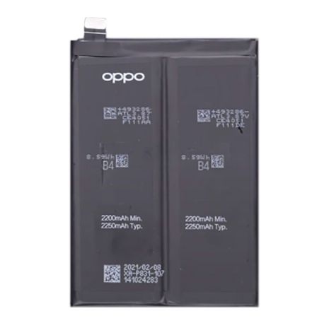 Аккумулятор Oppo BLP855 Find X3 Neo X5 Lite, Reno 6 Pro 5G 7 5G 8 4G 8 Lite, K9 Pro, 2250 mAh комплект 2 шт [Original PRC] 12 мес. гарантии