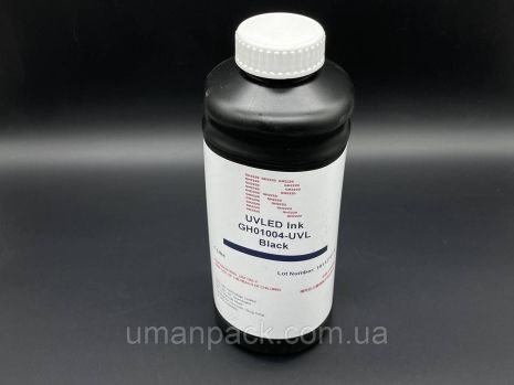 Чорнило ультрафіолетове Nazdar GH2220 UVLED Ink GH01004-UVL 1 літр Black