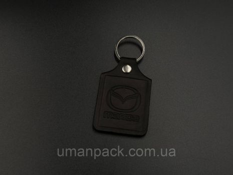 Schirika Keychain. Mazda. 43х65 мм. Колір Чорні.