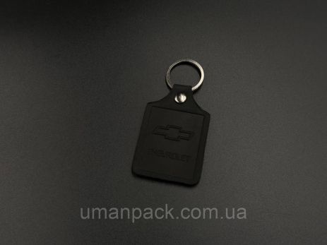 Schirika Keychain. Chevrolet. 43х65 мм. Колір Чорні.